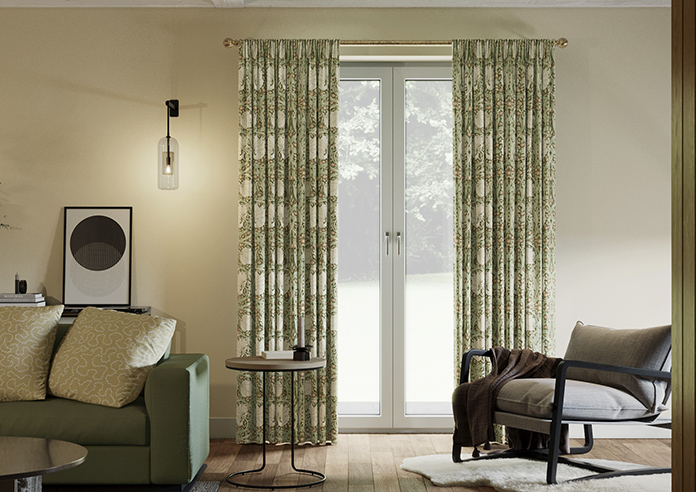 William Morris At Home Pimpernel, Nettle - Made to Measure Curtains - Image 3